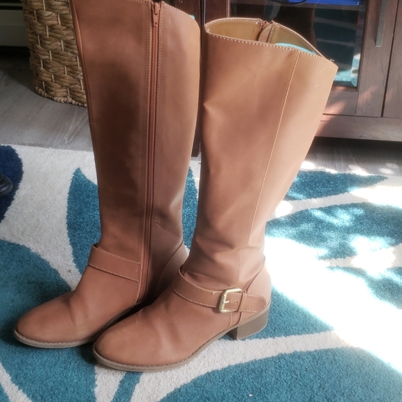 camel colored riding boots